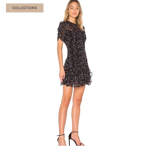 Tanya Taylor Silk Carti Dress 🖤 sz 8 - Picture 2 of 11